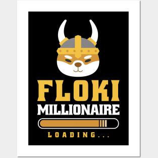 Floki Inu FLOKI Millionaire Posters and Art